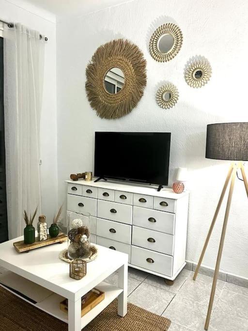 Appartement 20 Mts Plage, Pl Mediterranee, Vue Mer Parking กาเนต์-อ็อง-รูสซียง ภายนอก รูปภาพ