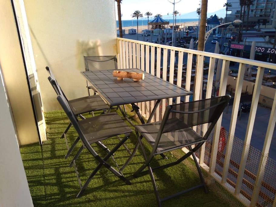 Appartement 20 Mts Plage, Pl Mediterranee, Vue Mer Parking กาเนต์-อ็อง-รูสซียง ภายนอก รูปภาพ
