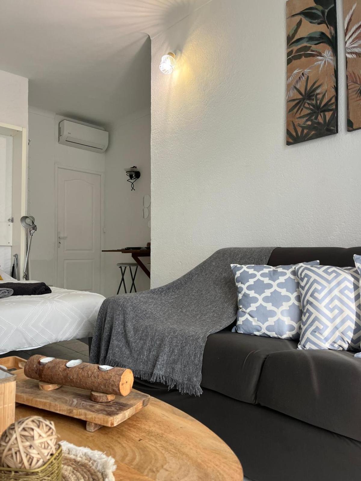 Appartement 20 Mts Plage, Pl Mediterranee, Vue Mer Parking กาเนต์-อ็อง-รูสซียง ภายนอก รูปภาพ