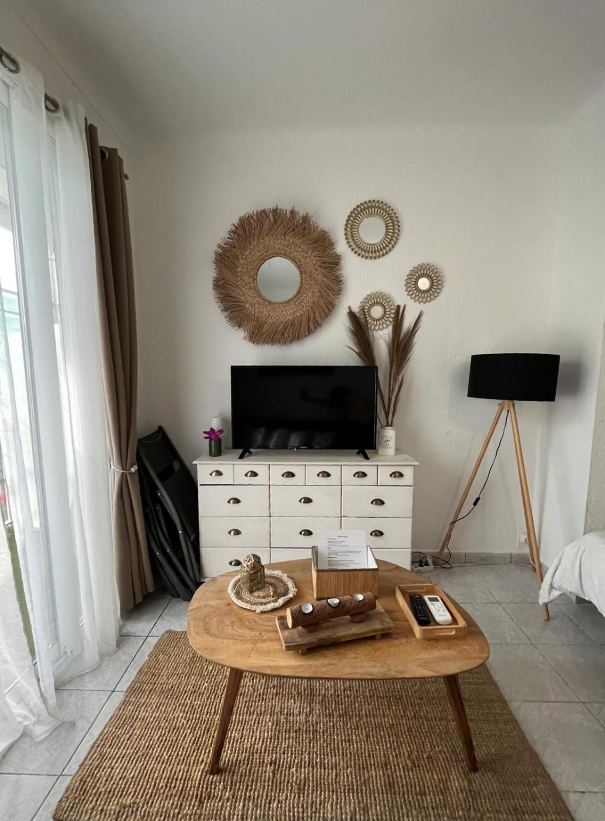 Appartement 20 Mts Plage, Pl Mediterranee, Vue Mer Parking กาเนต์-อ็อง-รูสซียง ภายนอก รูปภาพ